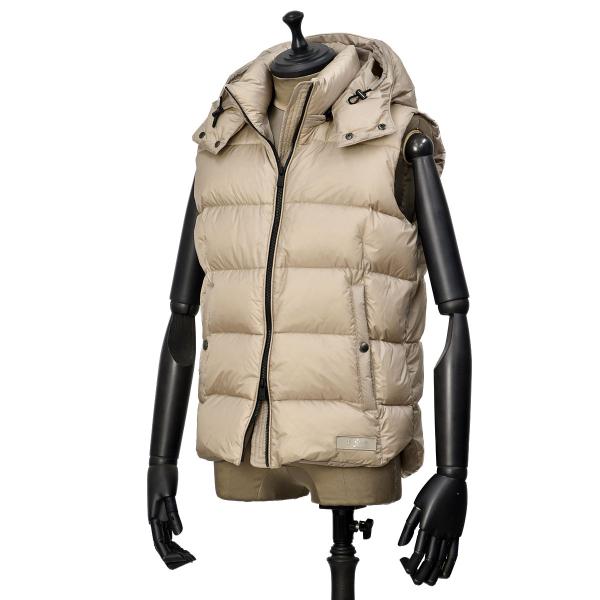 TATRAS【タトラス】ダウンベスト POSEIDONE ナイロン ライトベージュ