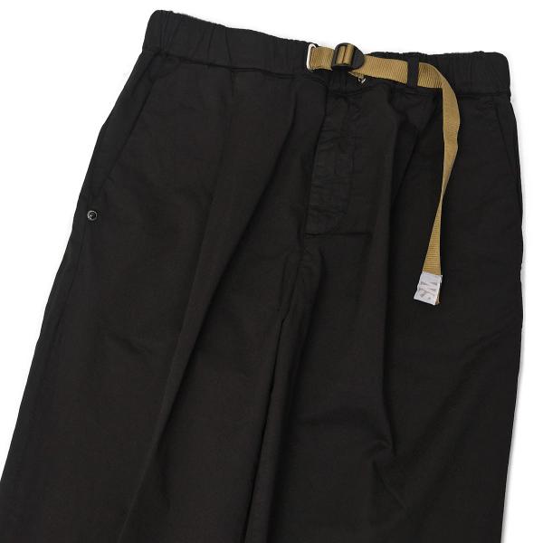 White Sand【ホワイトサンド】イージー1プリーツパンツ SU67 83 999 コットン ス...