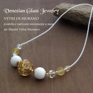ベネチアンガラスアクセサリー ムラーノガラス ネックレス イタリア製