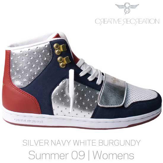 【SALE】クリエイティブレクリエーション セサリオ ウィーメンズ シルバー/ネイビー/ホワイト/バ...