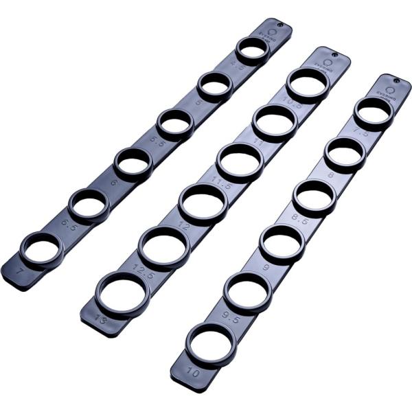 エブリング リングサイザー EVSZ00 ブラック 3本セット EVERING Ring Sizer...
