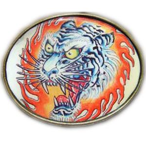 Ed Hardy Belt Buckle EH6005M TIGER Gold エドハーディー ベルトバックル EH6005M タイガー ゴールド｜cio