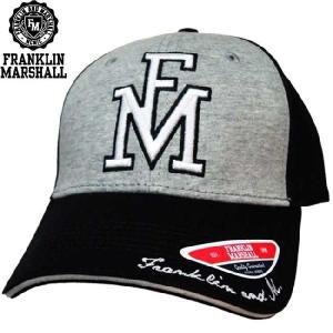 フランクリンアンドマーシャル ベースボール キャップ 55035 ブラック FRANKLIN＆MARSHALL BASEBALL CAP 55035 BLACK｜cio