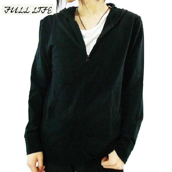 フルライフ フーディー プレイン パーカー ブラック FULL LIFE Hoodie Plain ...