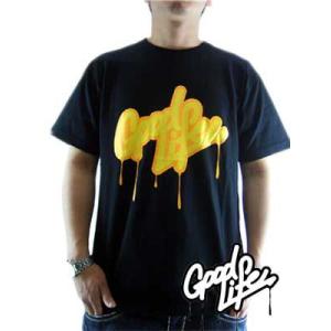 【SALE】Good Life S/S TEE 09SS LOGO TEE Black/yellow グッドライフ S/S Tシャツ 09SS ロゴ TEE ブラック/イエロー｜cio