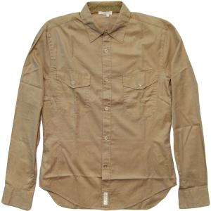 GAS URBAN ALFIO L/S SHIRTS City Beige ガス アーバン アルフィオ ロングスリーブシャツ シティーベージュ｜cio