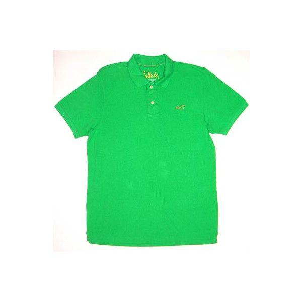 HOLLISTER POLO LimeGreen ホリスター  S/S ポロシャツ ライムグリーン