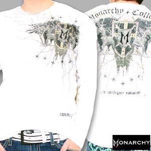 【SALE】モナーキー L/S Tシャツ レルム ホワイト MONARCHY LS TEE Realm White｜cio