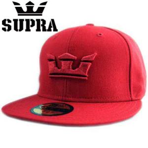 ニューエラ×スープラ キャップ カラーアウト グラス2 レッド New Era×SUPRA Cap Color out Glass2 Red｜cio