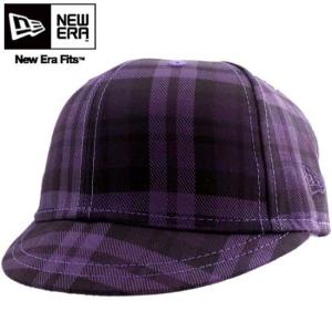 ニューエラ キャップ 505 プレート アンパイア シルキー チェック パープル New Era Cap 505 PLATE UMPIRE SILKY CHECK Purple｜cio