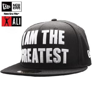 モハメド アリ × ニューエラ キャップ ホワイトロゴ アリ クウォウト グレイテスト ブラック Muhammad Ali × New Era Cap WHITE LOGO ALI QUOTE GREATEST｜cio