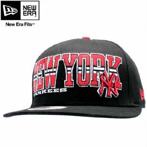 ニューエラ キャップ レトロ ブロック ニューヨーク ヤンキース ブラック スカーレット New Era Cap RETRO BLOCK New York Yankees Black Scarlet｜cio