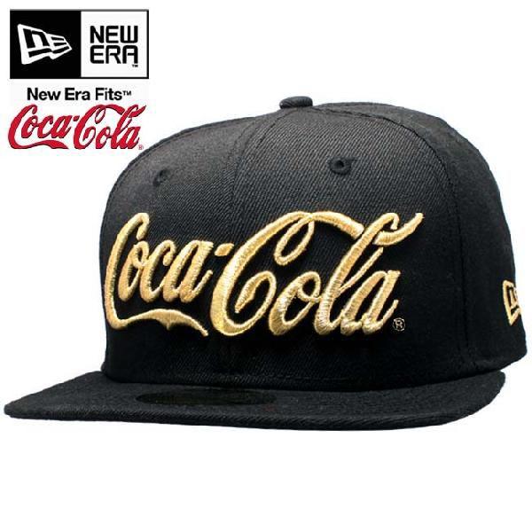 コカコーラ × ニューエラ ソーダ シリーズ コカ・コーラ コーク ブラック ゴールド Coca C...