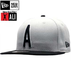 モハメド アリ × ニューエラ キャップ ツートーンボディー アリ エー グレー ブラック Muhammad Ali×New Era Cap 2TONE BODY ALI A Gray Black｜cio