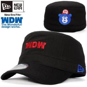 ザ ワンダフルデザインワークス×ニューエラ ワークキャップ WM01 ブラック レッド サファイア The Wonderful design Works×New Era Work Cap WM01 WDW Logo｜cio