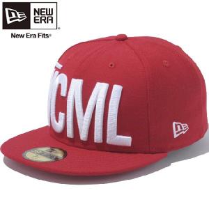 ニューエラ 5950キャップ ヴイシーエムエルビッグロゴ スカーレット スノーホワイト New Era 59FIFTY Cap VCML Big Logo Scarlet Snow White｜cio