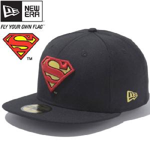 スーパーマン×ニューエラ 5950キャップ スーパーマンロゴ マルチ ブラック ラディアントレッド SUPERMAN×New Era 59FIFTY Cap Superman Logo Multi Black｜cio