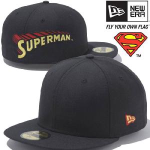 スーパーマン×ニューエラ 5950キャップ サイドロゴ マルチ ブラック ラディアントレッド SUPERMAN×New Era 59FIFTY Cap Side Logo Multi Black Radiant Red｜cio