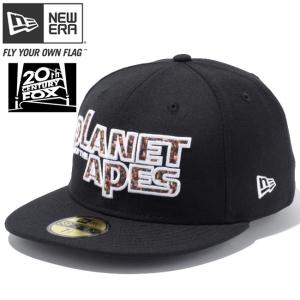 20世紀フォックス×ニューエラ 5950キャップ マルチロゴ 猿の惑星 ブラック スノーホワイト Twentieth Century Fox×New Era Cap THE PLANET OF THE APES