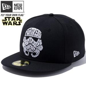 スターウォーズ×ニューエラ 5950キャップ ホワイトロゴ ストームトルーパーフェイスロゴ STAR WARS×New Era 59FIFTY Cap White Logo Storm Trooper Face Logoの商品画像