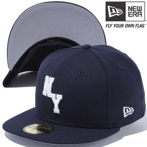 ニューエラ 5950キャップ ホワイトロゴ ニューヨーク カスタム ネイビー スノーホワイト New Era 59FIFTY Cap White Logo New York Custom Navy Snow White｜cio