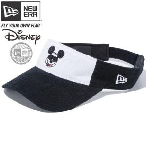 ディズニー×ニューエラ サンバイザー ゴルフ シークインド ミッキー ホワイトパイル Disney×New Era Sun Visor Golf Sequined Mickey White Pile｜cio