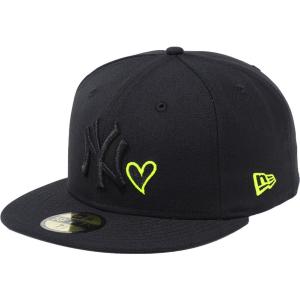 ニューエラ 5950 マルチロゴ ハートロゴコレクション ニューヨーク ヤンキース ブラック New Era 59FIFTY Multi Logo Heart Logo New York Yankees Black｜cio