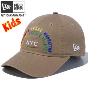 ニューエラ 920 スナップバック キッズ キャップ レインボー ファイブボロ カーキ スノーホワイト New Era 9TWENTY Snap Back Kids Cap Rainbow 5boro Khaki｜cio