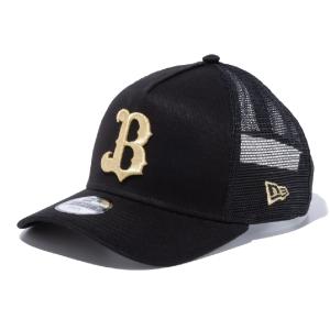 ニューエラ Youth 9FORTY A-Frame トラッカー オリックス・バファローズ ブラック ゴールド 1個 New Era YTH940AFTR NPB ORIBUF BLK GLD 23J ORIX BUFFALOES YTH｜cio