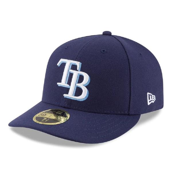 ニューエラ LP 59FIFTY MLBオンフィールド タンパベイ・レイズ ゲーム ライトネイビー ...