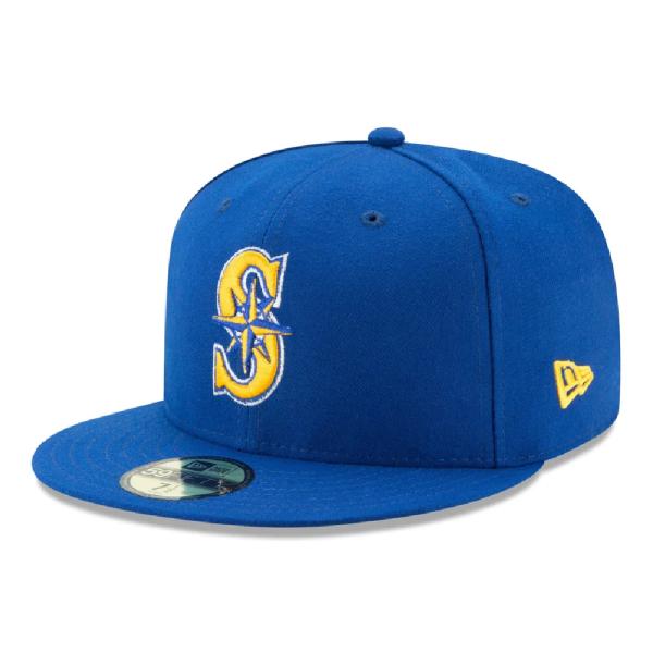 ニューエラ 59FIFTY MLBオンフィールド シアトル・マリナーズ オルタネイト2 ライトロイヤ...