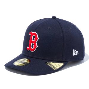 ニューエラ PC 59FIFTY ボストン・レッドソックス ネイビー ラディアントレッド スノーホワイト 1個 New Era PC5950 BOSRED NVY RRED 23J BOSTON RED SOX｜cio