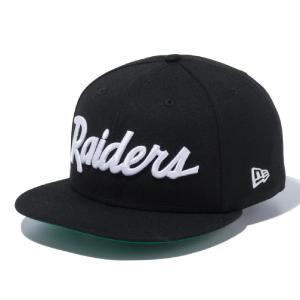 ニューエラ 9FIFTY ラスベガス・レイダース ブラック ホワイト ブラック New Era 950 NFL LASRAI BLK TEAM 23J LAS VEGAS RAIDERS OSFM｜cio