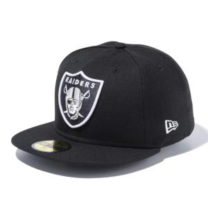 ニューエラ 59FIFTY ラスベガス・レイダース ブラック チームカラー ブラック 1個 New Era 5950 LASRAI BLK TEAM COLOR SR 23J LAS VEGAS RAIDERS｜cio