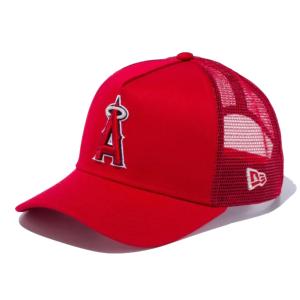 ニューエラ Youth 9FORTY A-Frame トラッカー ロサンゼルス・エンゼルス レッド チームカラー 1個 New Era YOUTH 940AFTR LOSANG SCA TEAM 23J ANAHEIM ANGELS｜cio