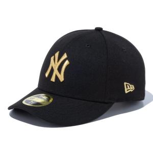 ニューエラ LP 59FIFTY ニューヨーク・ヤンキース ブラック メタリックゴールド 1個 New Era LP5950 NEYYAN BLK MGLD 23J NEW YORK YANKEES｜cio