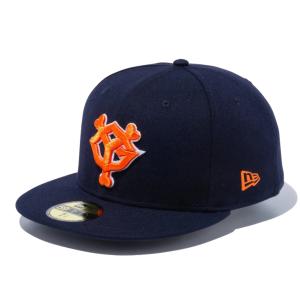 ニューエラ 59FIFTY 読売ジャイアンツ ネイビー ラストオレンジ スノーホワイトラストオレンジ スノーホワイト 1個 New Era 5950 GIANTS LOGO NVY SWHI RORG 23J｜cio