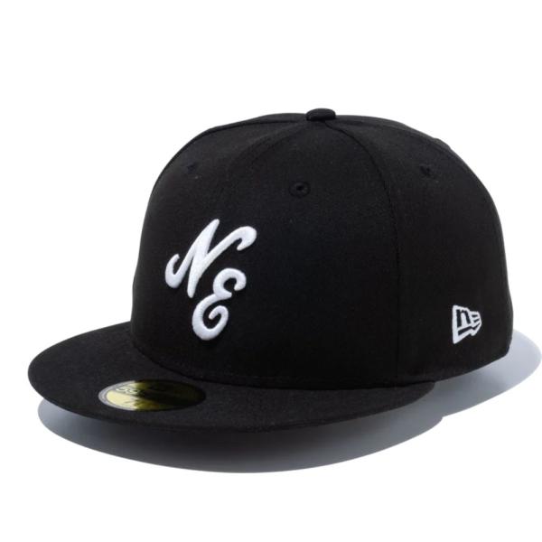 ニューエラ 59FIFTY クラシックロゴ ブラック ホワイト 1個  New Era 59FIFT...