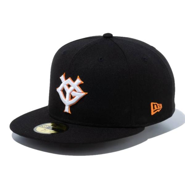 ニューエラ 59FIFTY 読売ジャイアンツ ブラック スノーホワイト ラストオレンジ 1個 New...