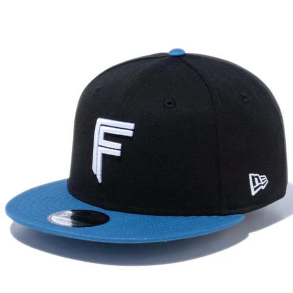 ニューエラ 9FIFTY 北海道日本ハムファイターズ ブラック ホワイト ブルーバイザー 1個 Ne...