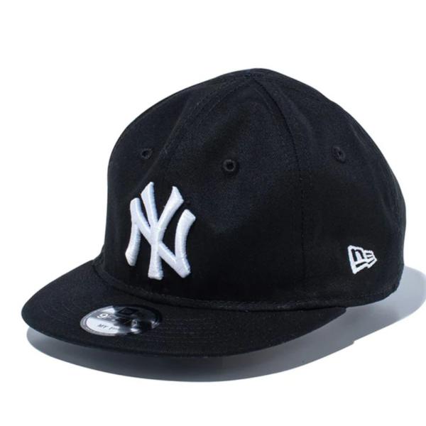ニューエラ キッズ My 1st 9FIFTY ニューヨーク・ヤンキース ブラック ホワイト Kid...