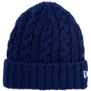 ニューエラ ローゲージ カフニット ウールブレンド ネイビー スノーホワイト New Era Low Gauge Cuff Knit Wool Blend Navy Snow White｜cio