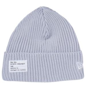 クールマックス(R)×ニューエラ ニットキャップ ミリタリーニット パッチ シルバーグレー Cool Max (R)×New Era Knit Cap Military Knit Patch Silver Gray｜cio