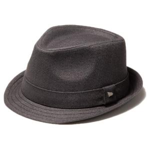 イーケーバイニューエラ ハット ザ トリルビー コットン ヘリンボーン ヘリンボーンバンド ブラック EK by New Era Hat The Trilby Cotton Herringbone Black｜cio