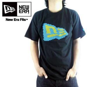 ニューエラ S/S Tシャツ スモールフラッグ ビッグフラッグ ブラック New Era SS TEE SMALL FLAG BIG FLAG TEE Black｜cio