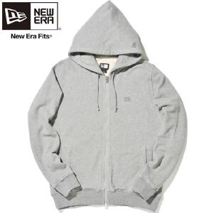 ニューエラ ジップアップフーディー バイザーステッカー ヘザーグレー　ダークグレー New Era Zip Up Hoodie Visor Sticker Heather Gray(Grey) Dark Gray｜cio