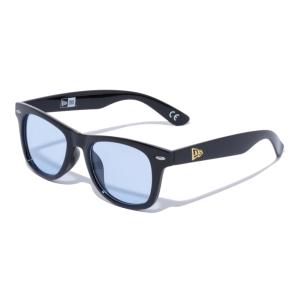 ニューエラ サングラス ウェリントン スクエアレンズ シャイニーブラックフレーム ライトブルーレンズ New Era SUNGLASSES WLTN LT BLU NONE｜cio