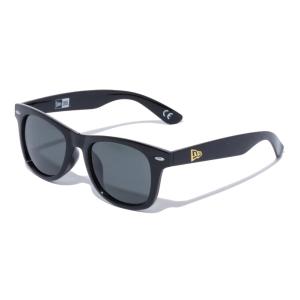 ニューエラ サングラス ウェリントン スクエアレンズ シャイニーブラックフレーム グリーングレーレンズ New Era SUNGLASSES WLTN GRN GRY NONE｜cio