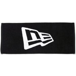 ニューエラ タオル フラッグロゴ ブラック ホワイト New Era Towel Flag Logo Black White