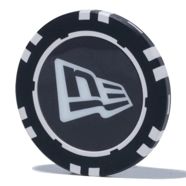 ニューエラ ゴルフ チップマーカー フラッグロゴ ブラック ホワイト 1個 New Era Golf...